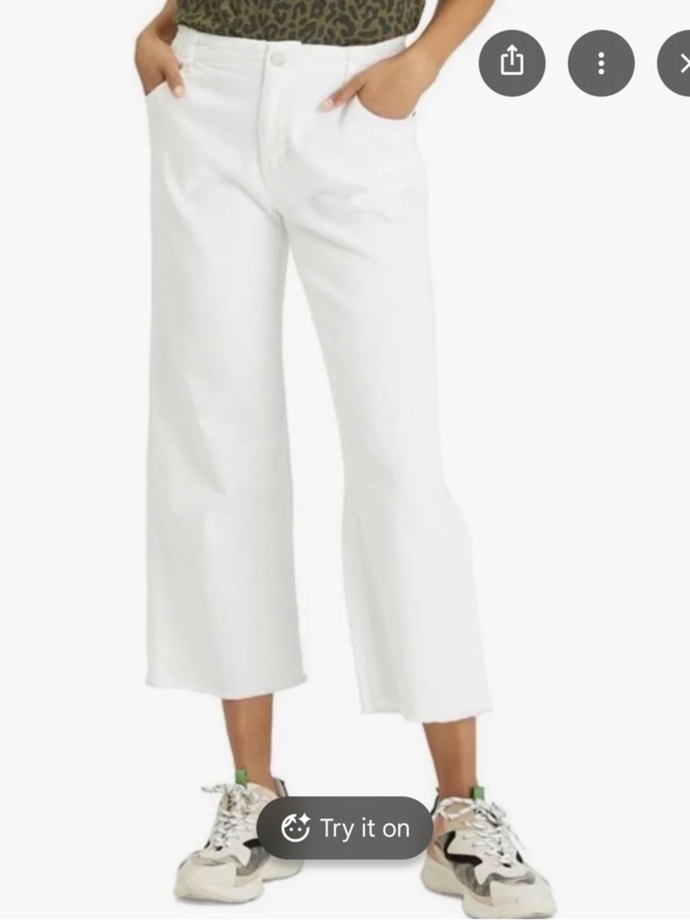 Sanctuary Standard Surplus Wide Leg  Crop size 27